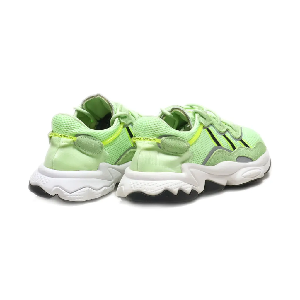 Adidas Ozweego Sport Shoes Leather Green Colour For Women