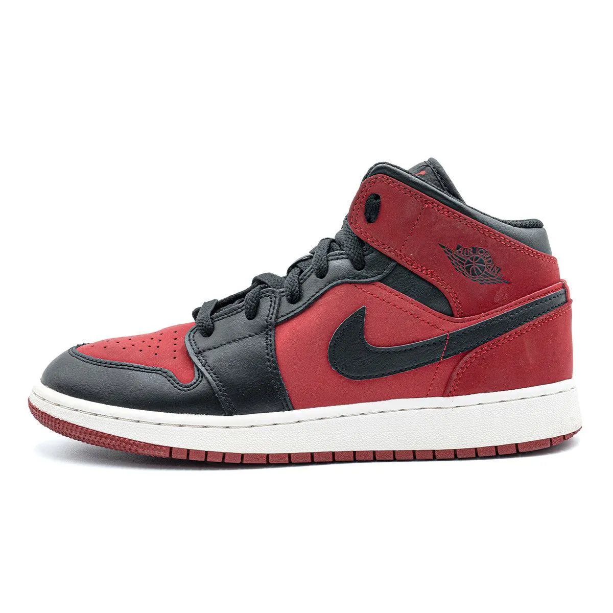 Air Jordan 1 High-Top Sneakers Leather Red Colour For Women