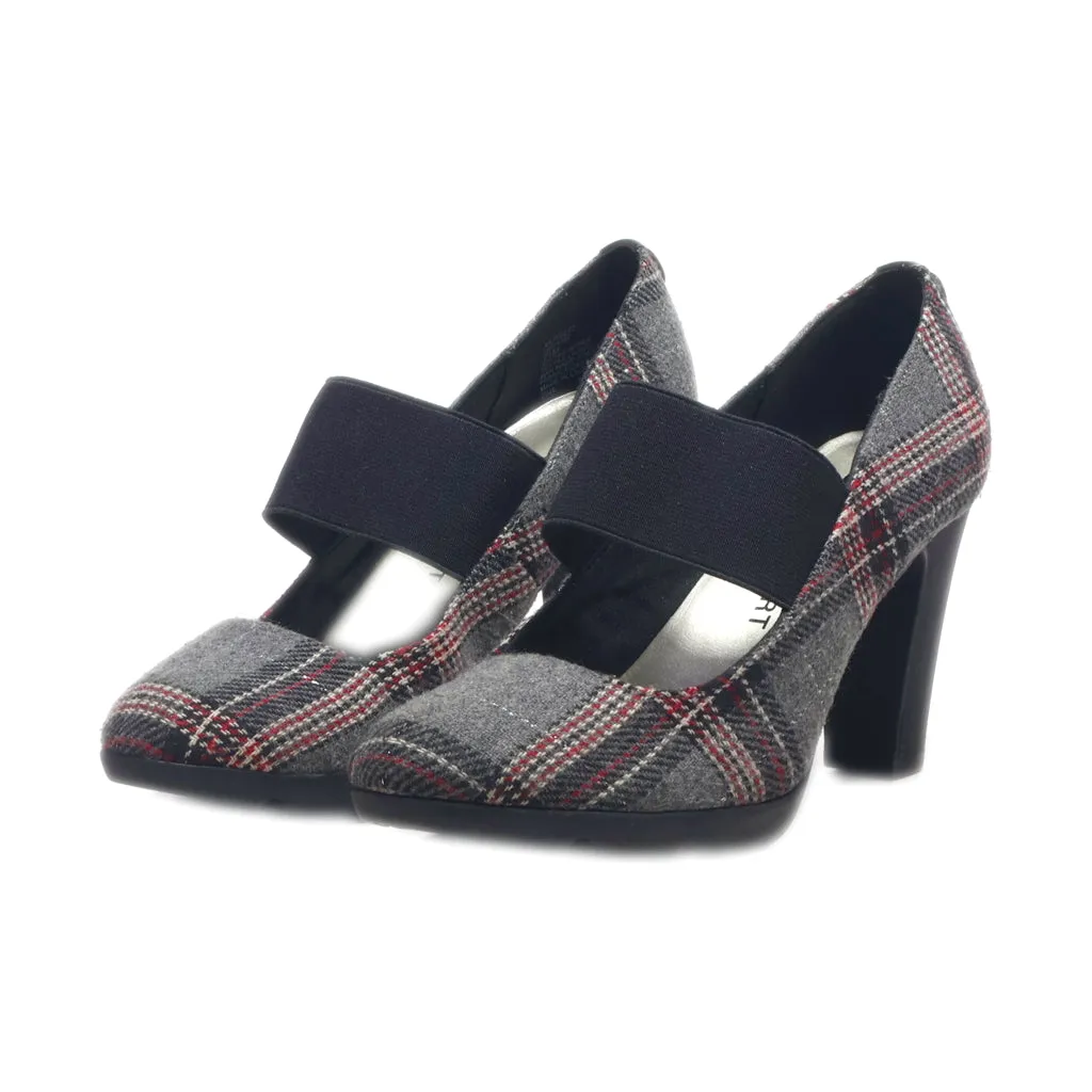 Anne Klein High-Heel Shoes Wool Grey Colour For Women