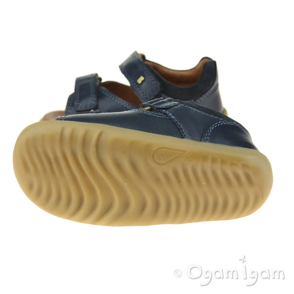 Bobux Driftwood Infant Boys Navy Open-Toe Sandal