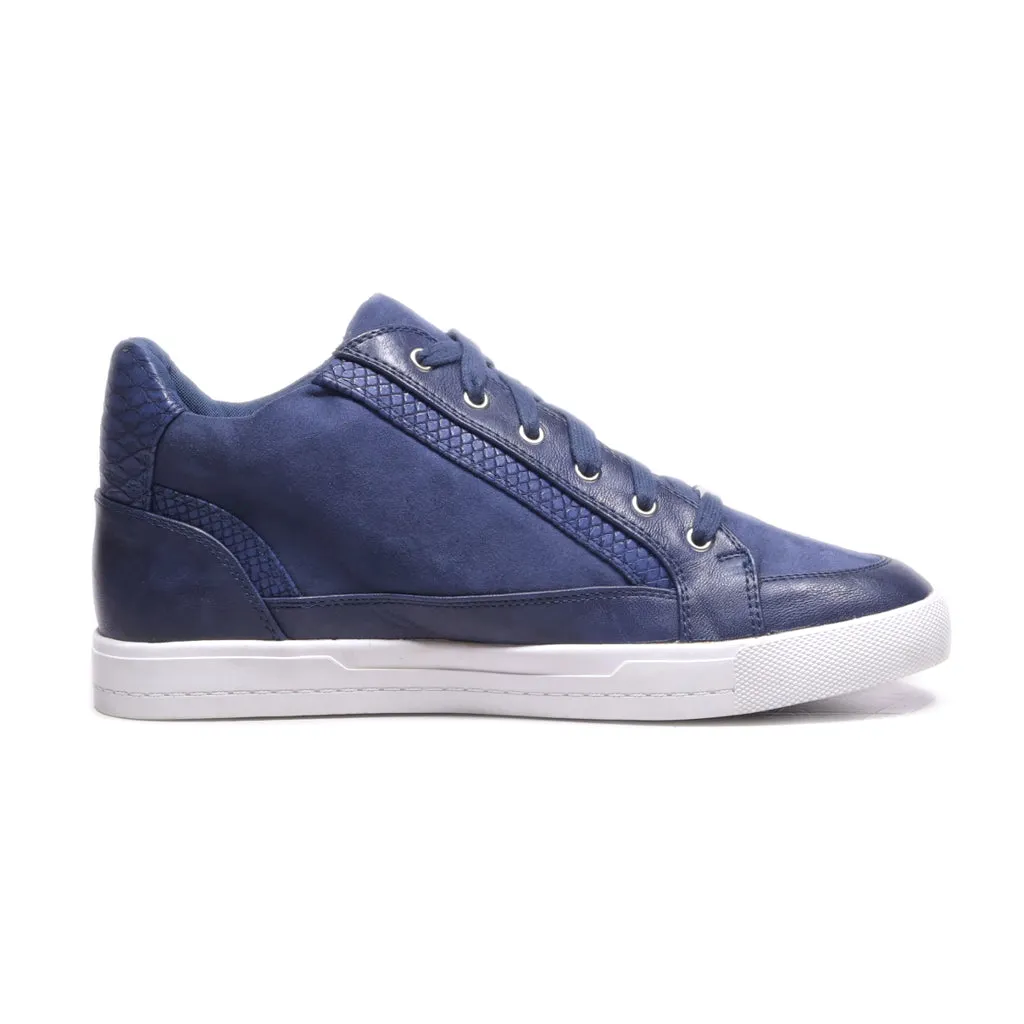 Call It Spring High-Top Sneakers Suede Blue Colour For Women