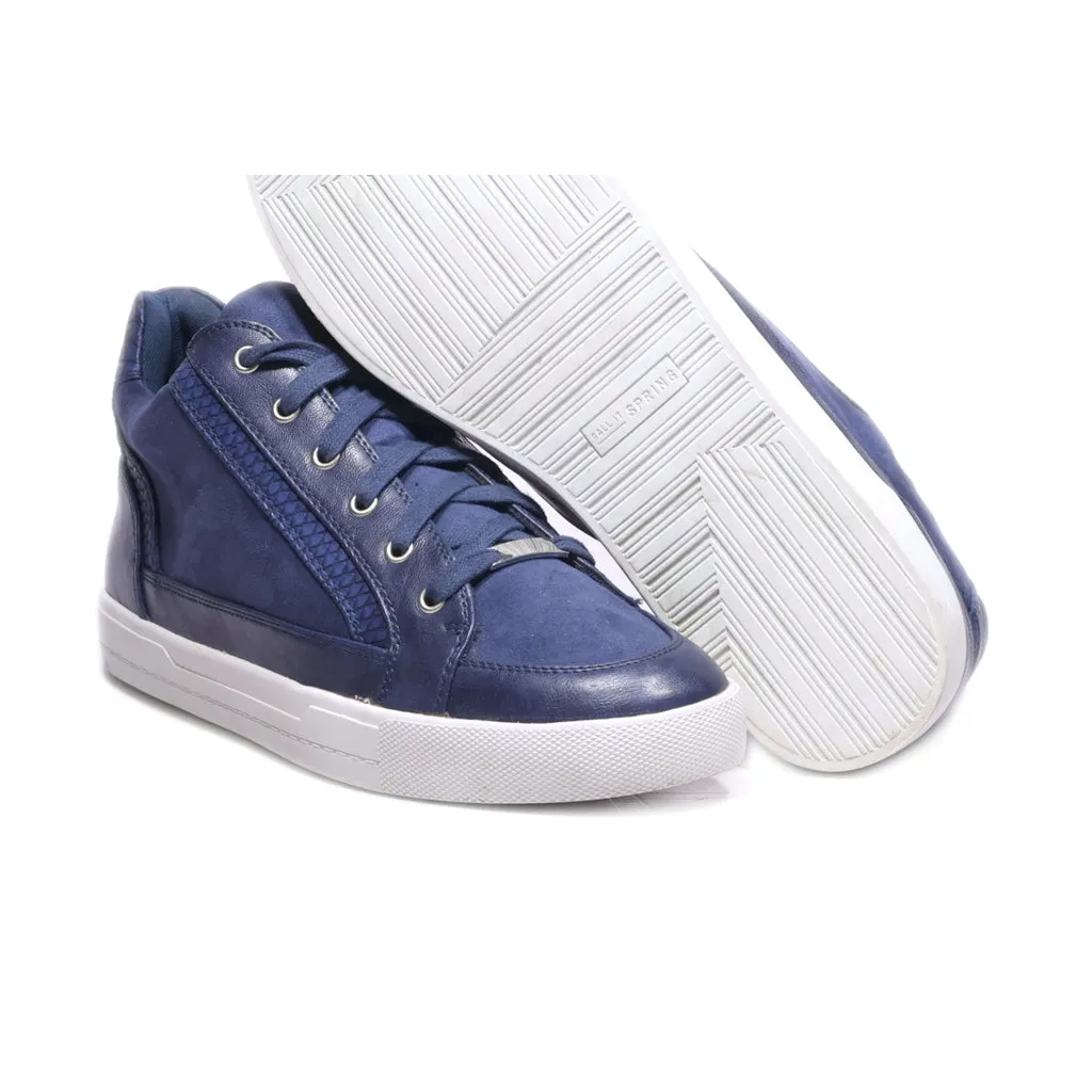 Call It Spring High-Top Sneakers Suede Blue Colour For Women