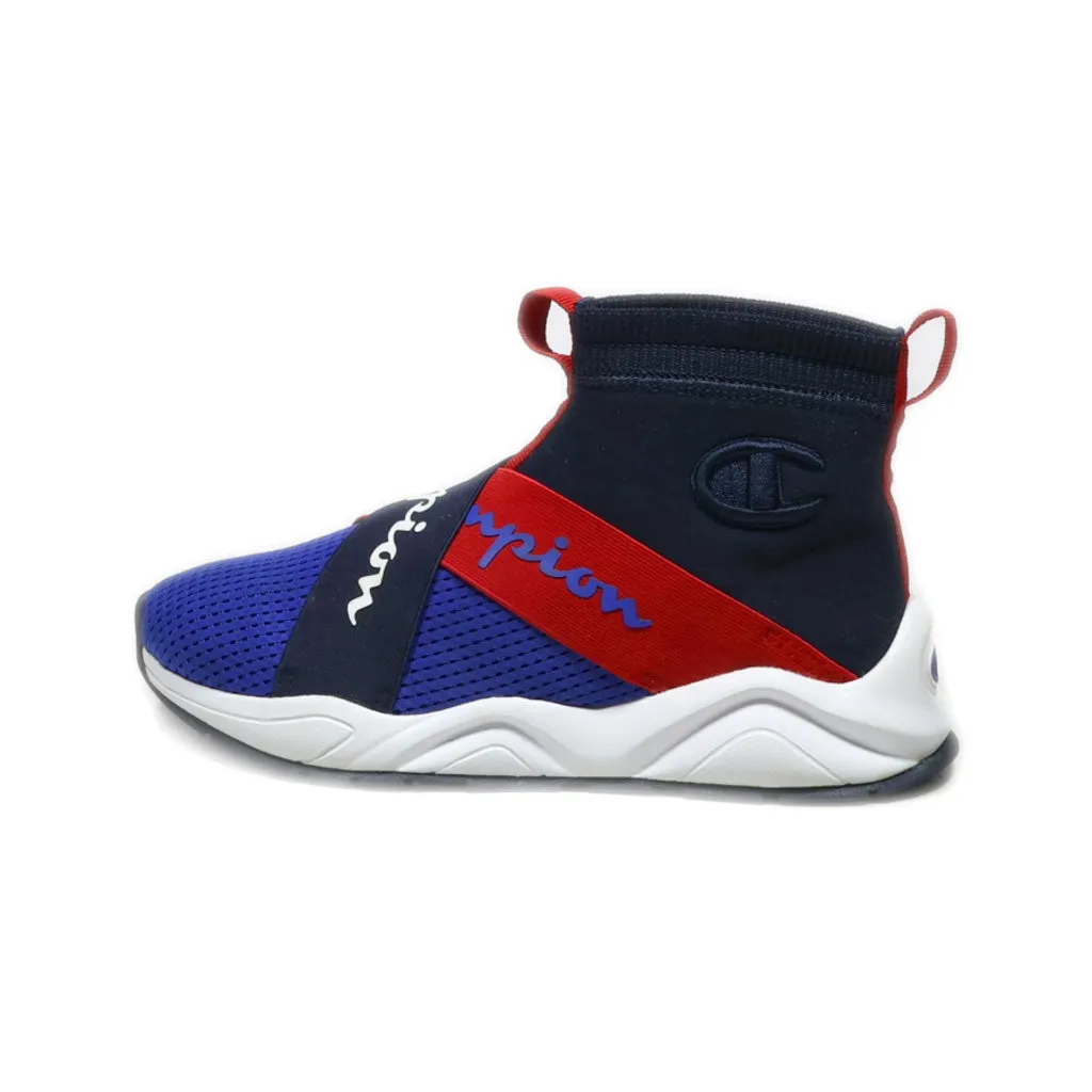 Champion Rally Crossover Sneakers Fabric Blue Colour For Kids