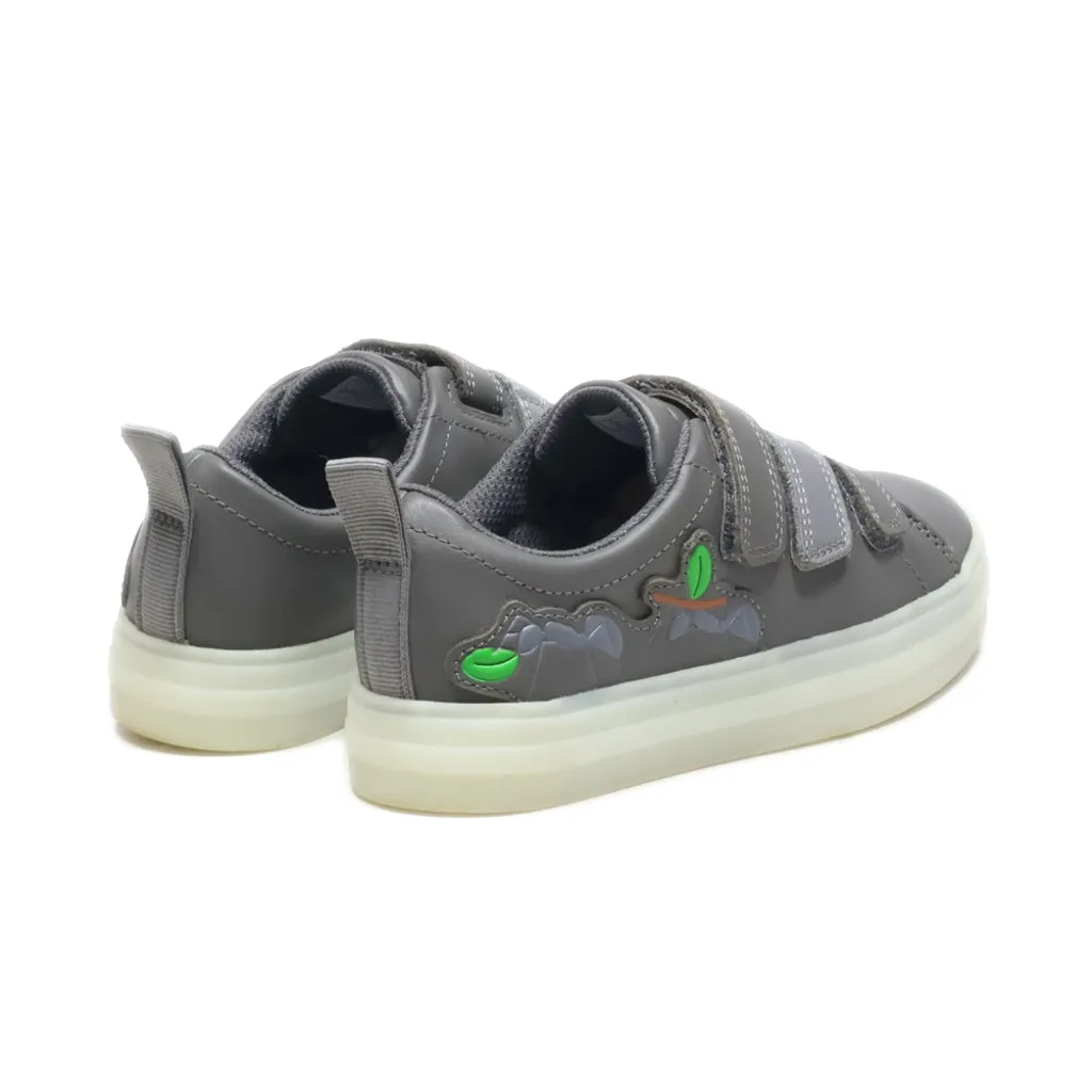 Clarks Flare Bug K Sneakers Leather Grey Colour For Kids