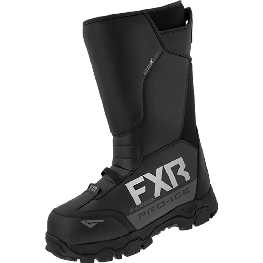 FXR X-Cross Pro-Ice Snowmobile Boots Black