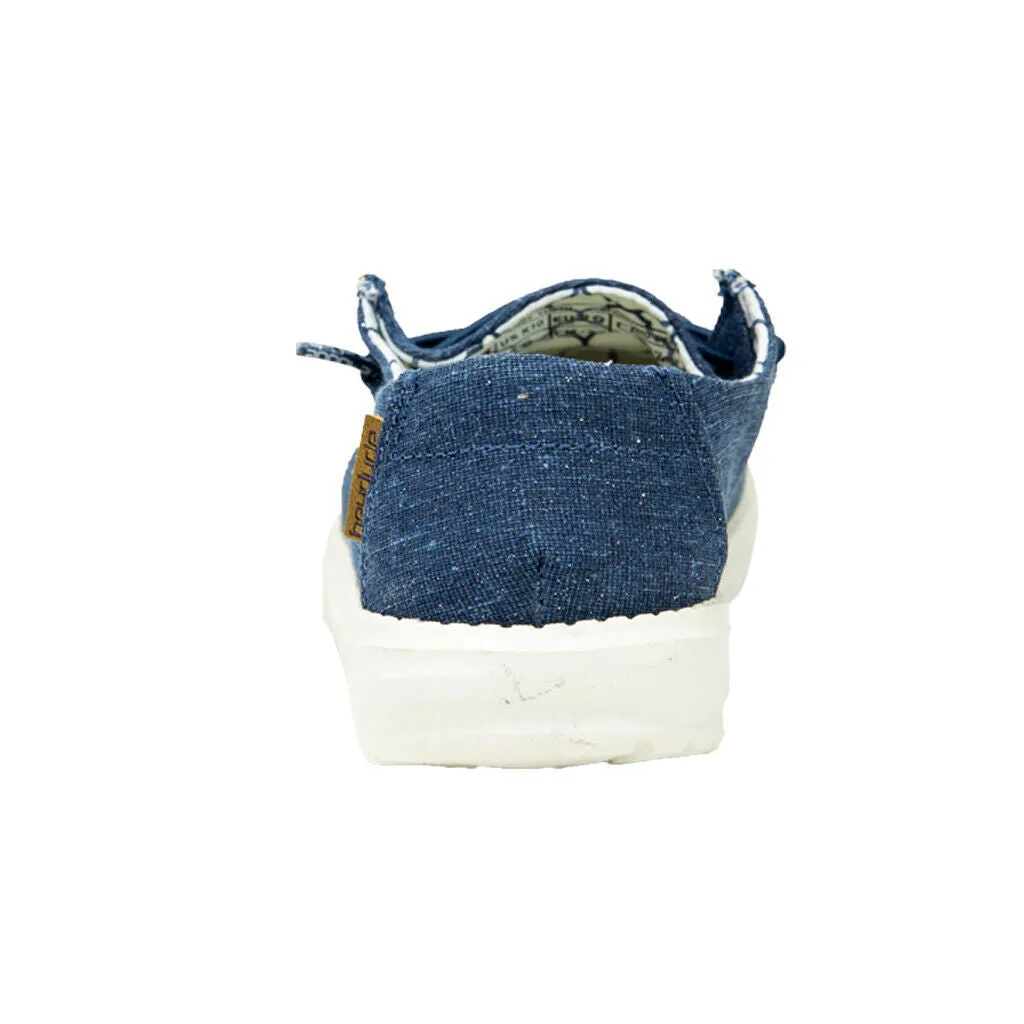 Hey Dude Childrens Wendy Sparkling Denim Shoes 130122411