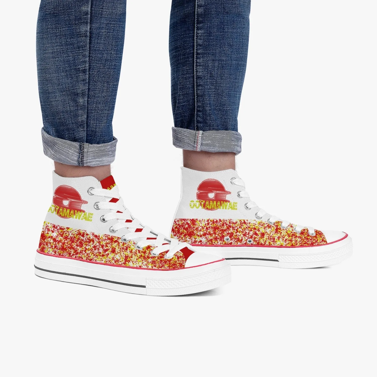 High-Top Canvas Shoes - Colourish