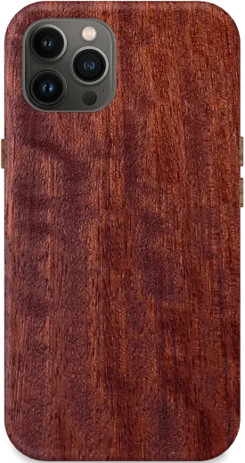 Kerf Select Figured Brazilian Cherry Wood Phone Case