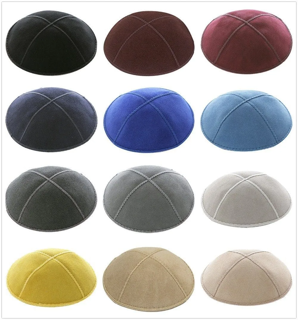 Leather Suede Kippah Sale - Minimum 200 pieces