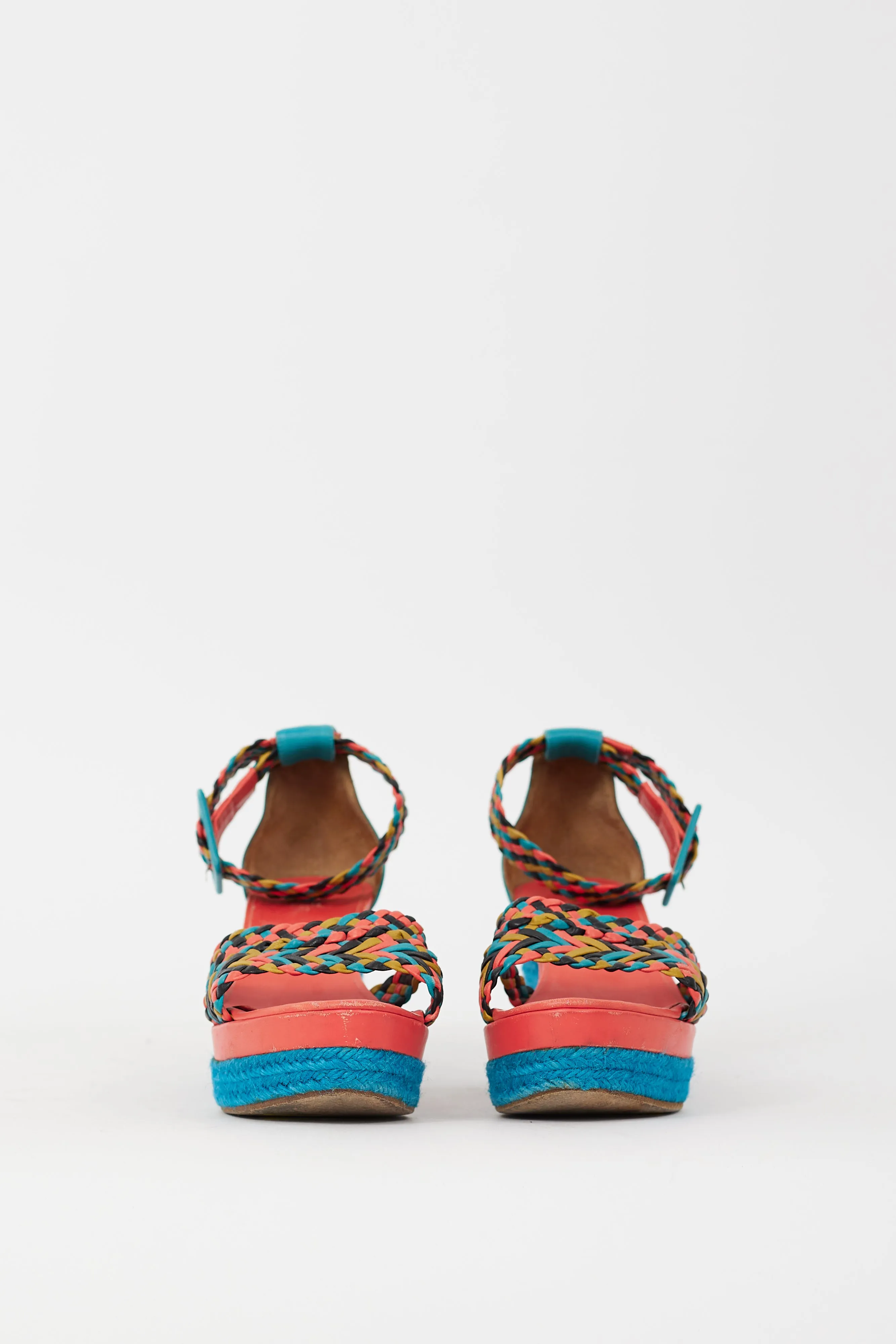 Multicolour Ines Espadrille Wedge Sandal