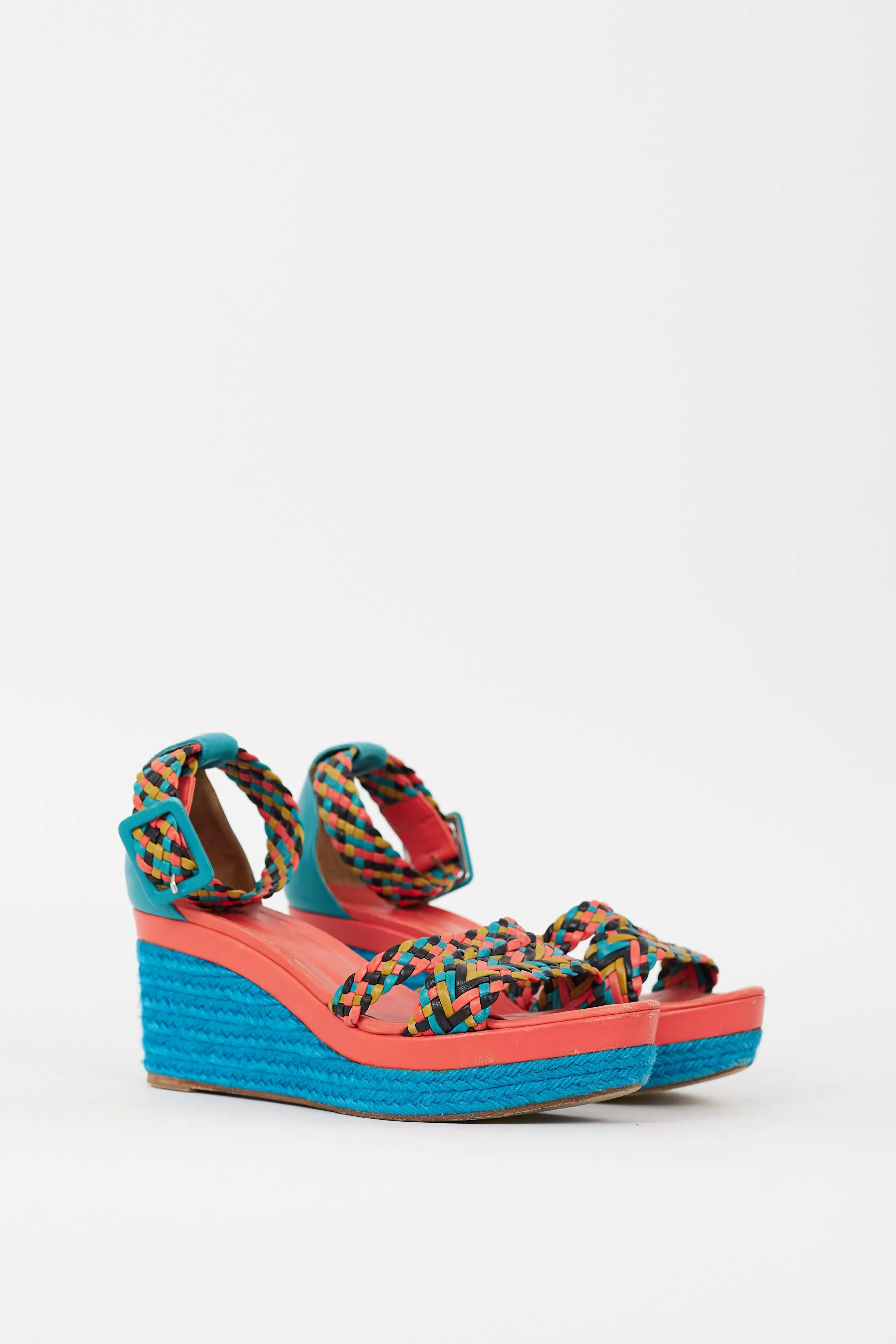 Multicolour Ines Espadrille Wedge Sandal