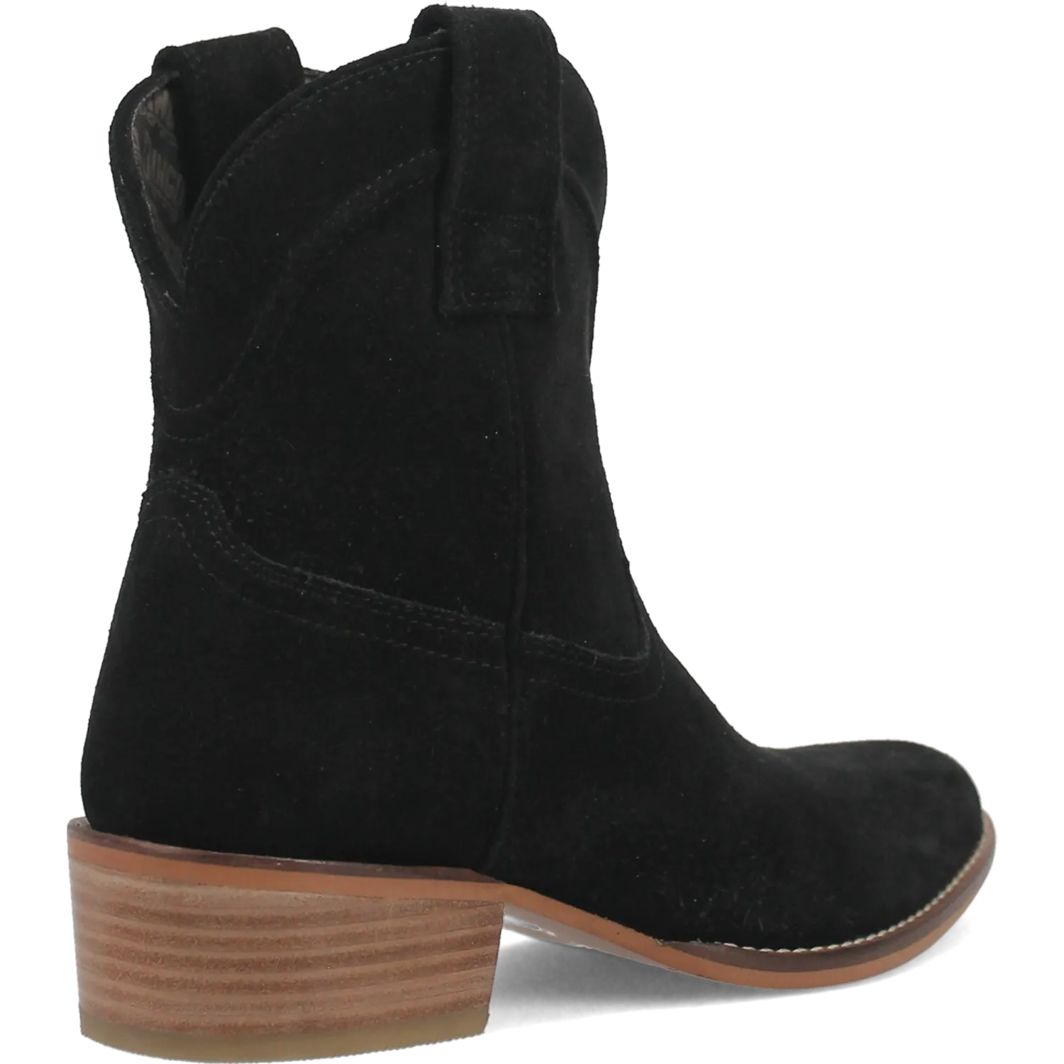 Online Exclusive | Dingo | Tumbleweed Suede Leather Bootie in Black **PREORDER