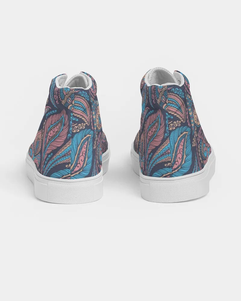 Perfect Paisley Women's Hightop Canvas Shoe