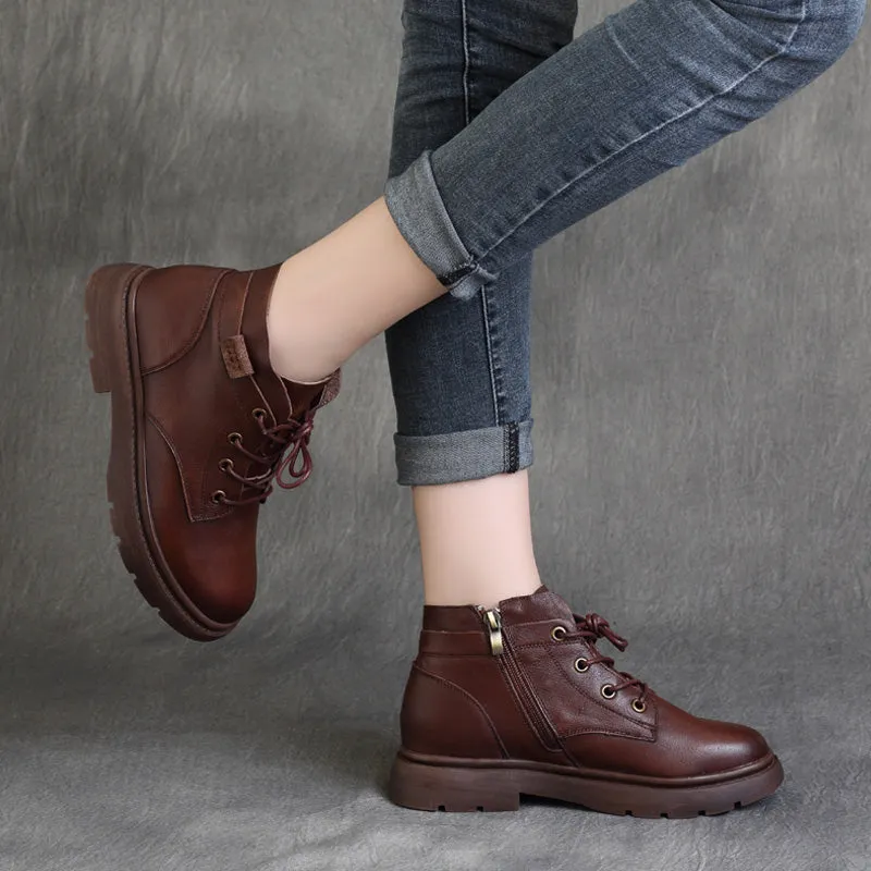 Retro Casual Comfortable Short Boots | Gift Shoes