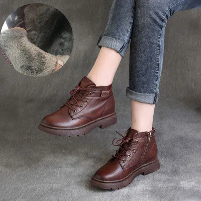 Retro Casual Comfortable Short Boots | Gift Shoes