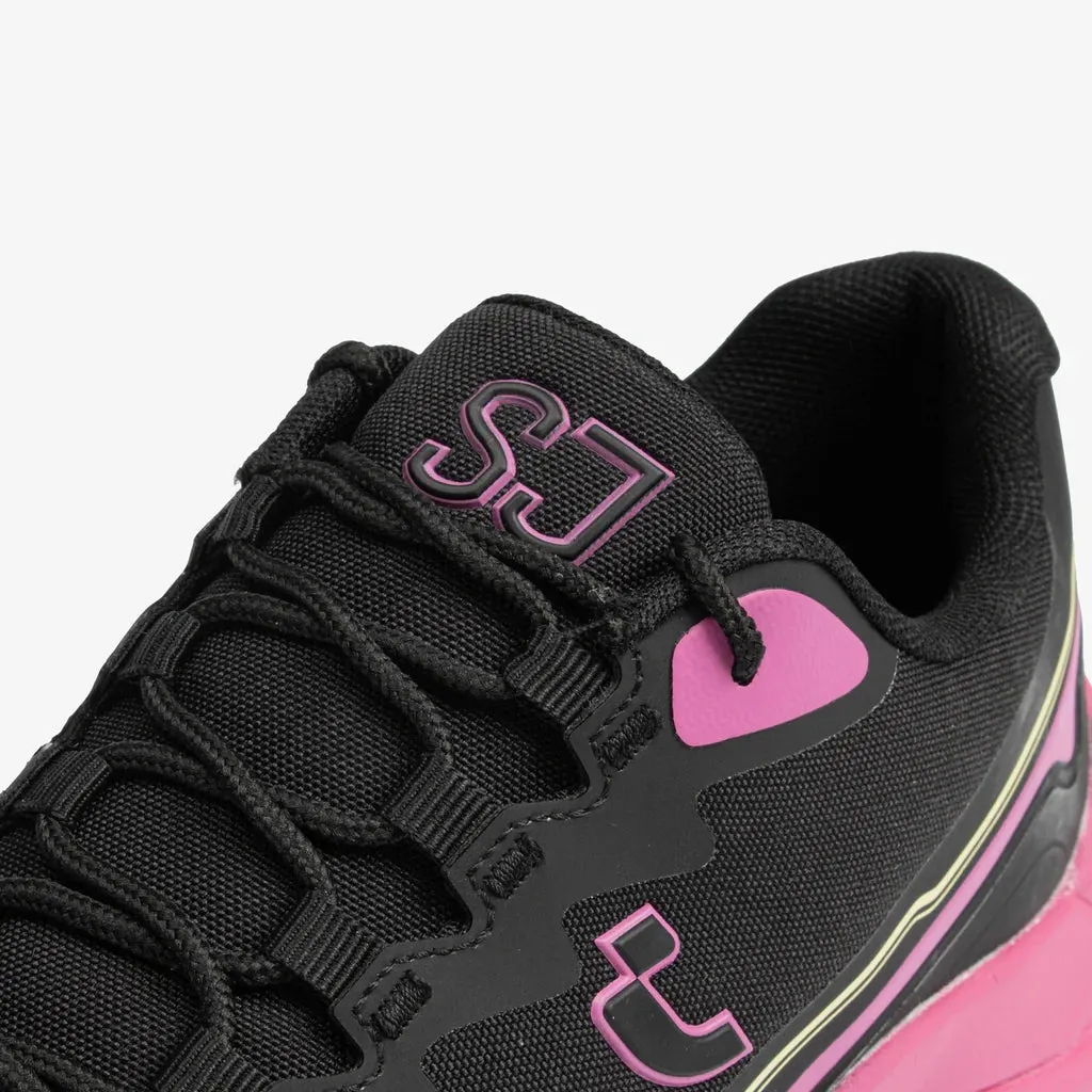 SJ Trail Women Black Fuchsia