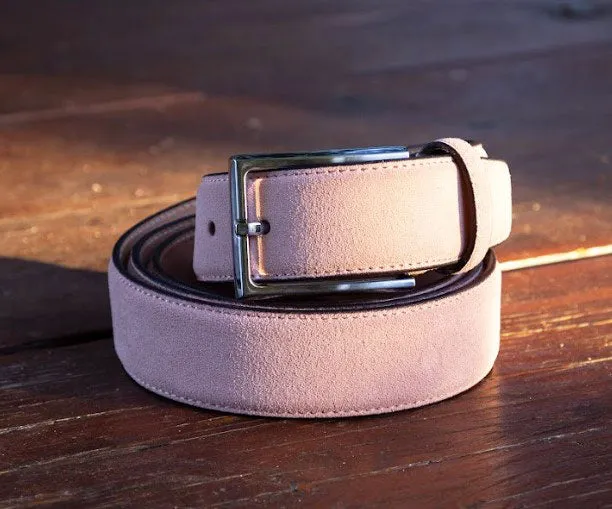 Suede Belt Pink