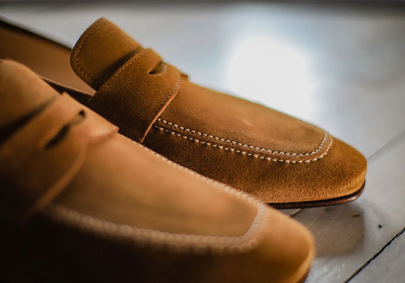 Tangier Brown Tolliver Suede Flex Loafer