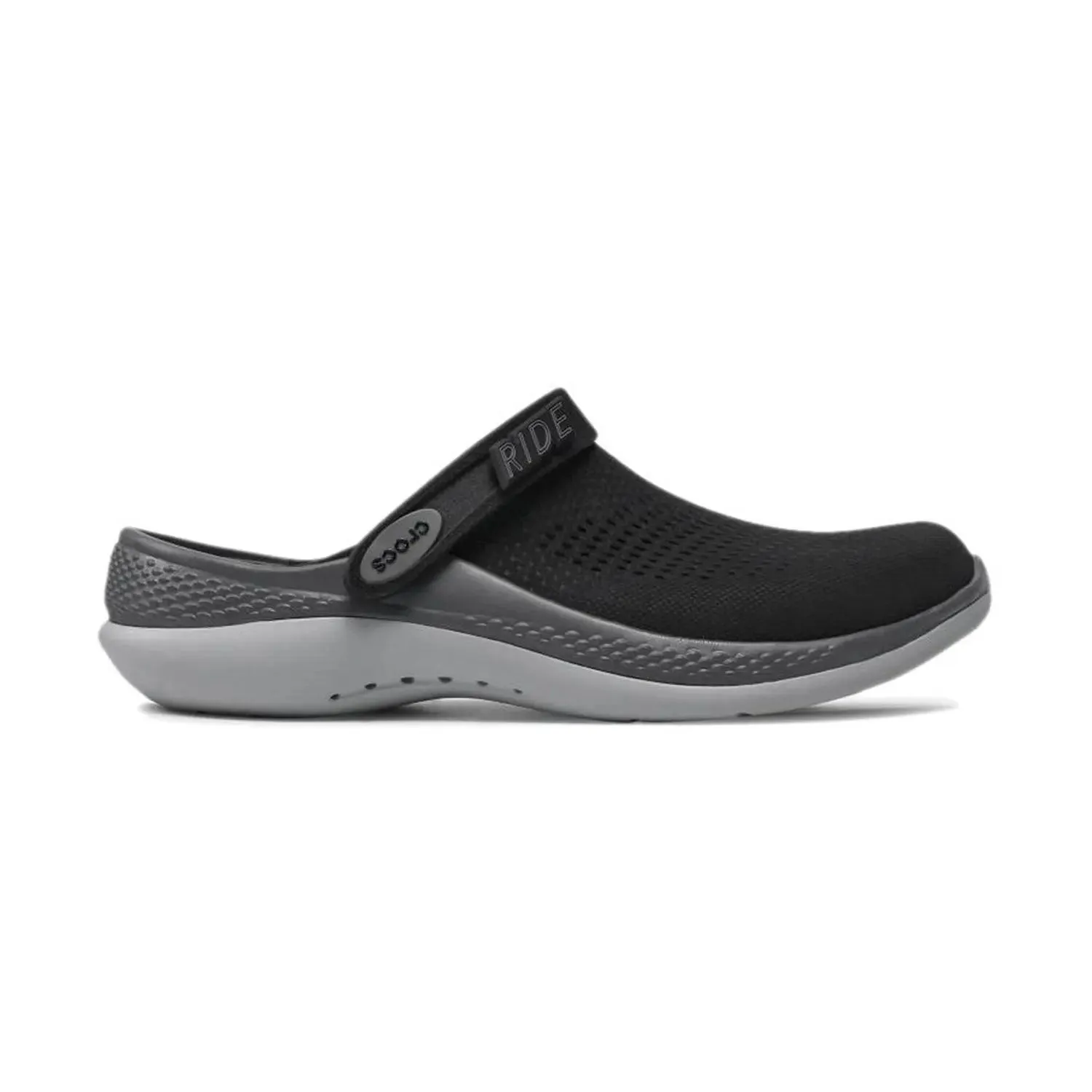 Unisex Literide 360 Clog - Black with Grey & Slate Sole