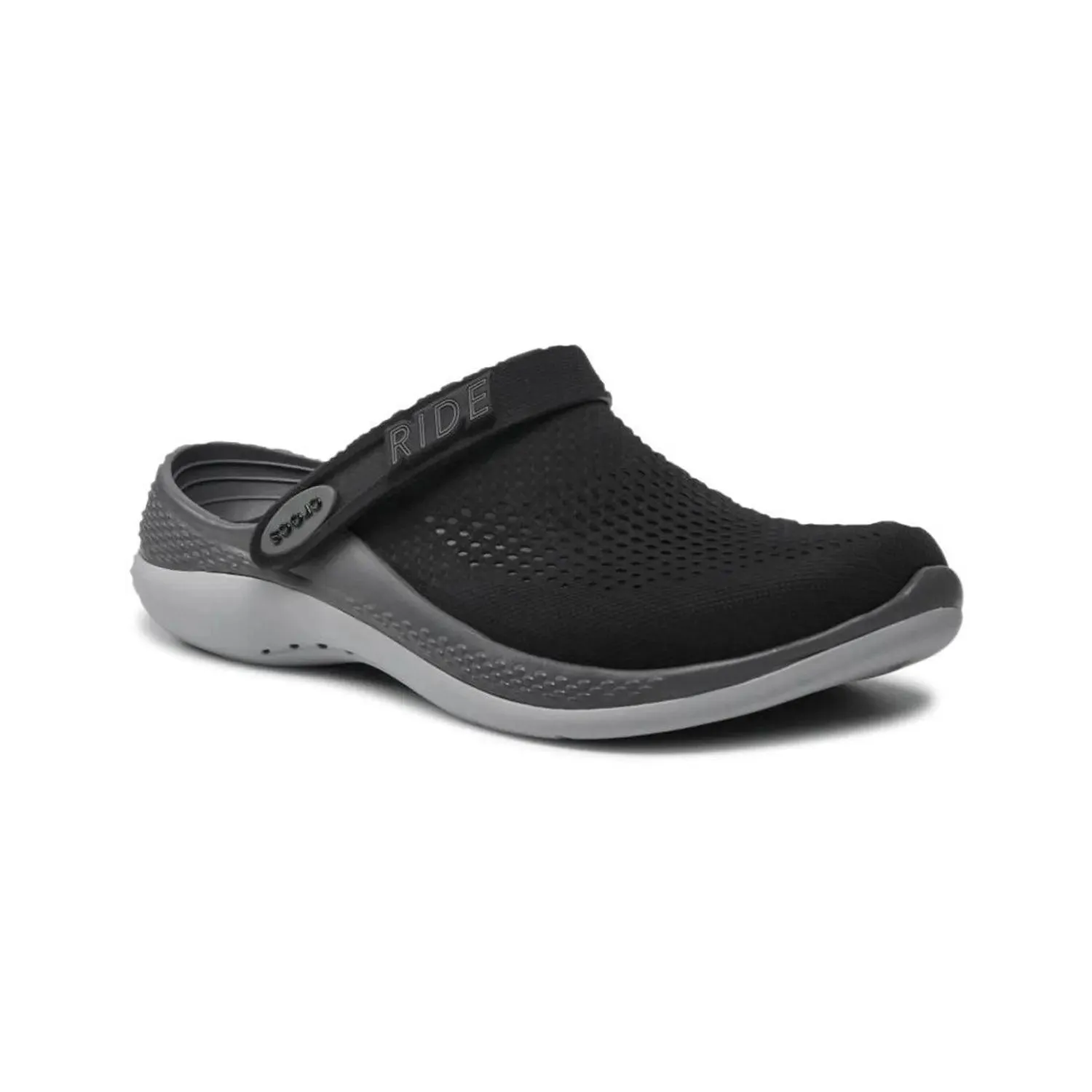 Unisex Literide 360 Clog - Black with Grey & Slate Sole