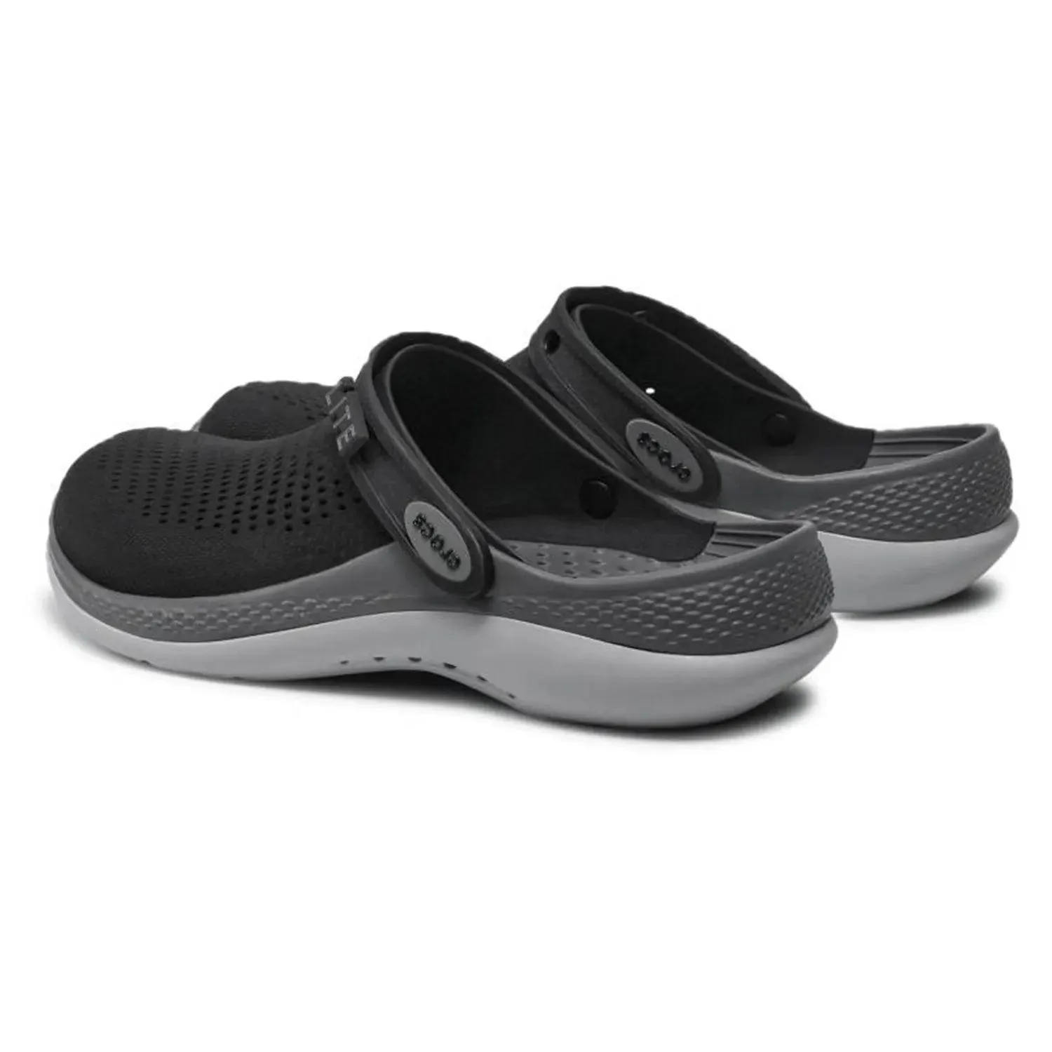 Unisex Literide 360 Clog - Black with Grey & Slate Sole