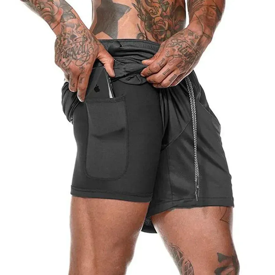 Versatile 2-in-1 Workout and Jogging Shorts