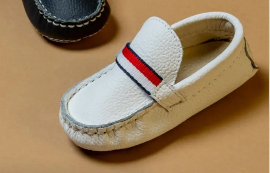 White Leather Loafer