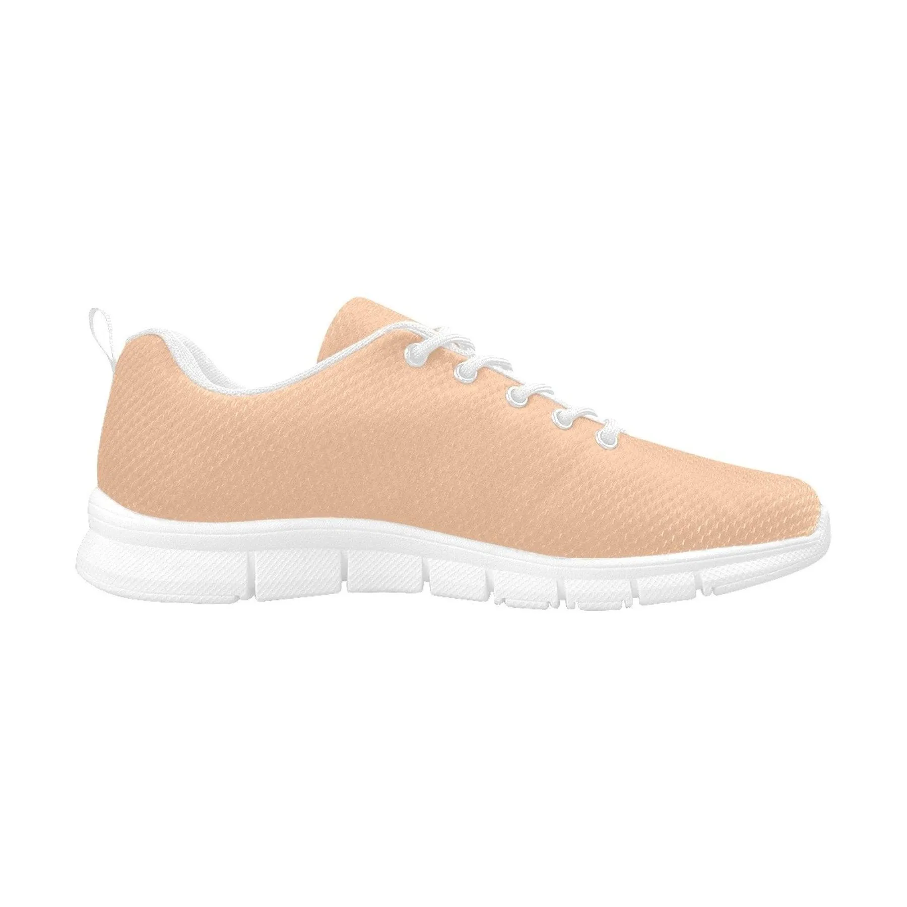 Womens Sneakers, Deep Peach Pink Running Shoes